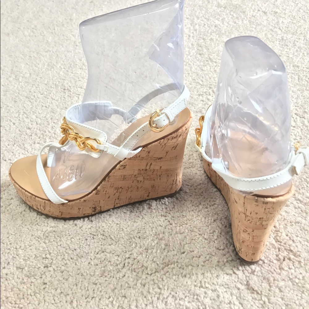 Vintage Juicy Couture Patent Wedge Platform Cork Sandals